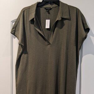 Good condition Banana Republic T Shirt Dress Olive Green Size M Tall